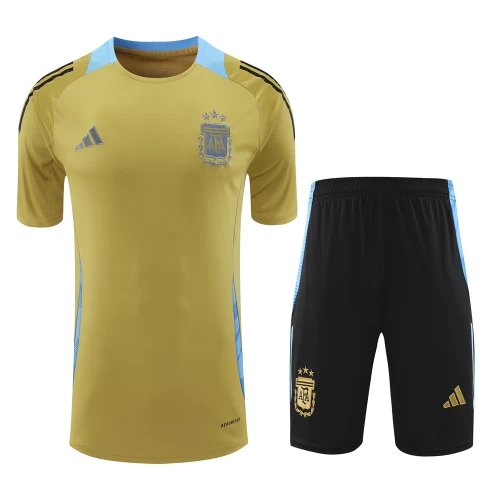 Argentina National Football Team Men Short Sleeves Football Kit 2024