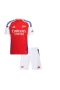 Arsenal Fc Kid Short Sleeves Home Football Kit 2024