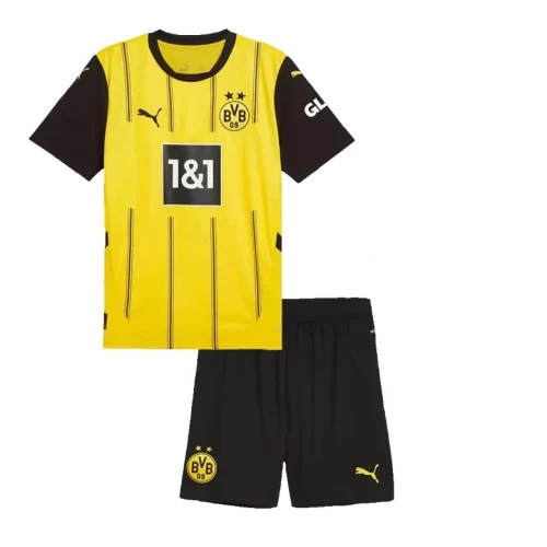 Borussia Dortmund Men Short Sleeves Home Football Kit 2024-25