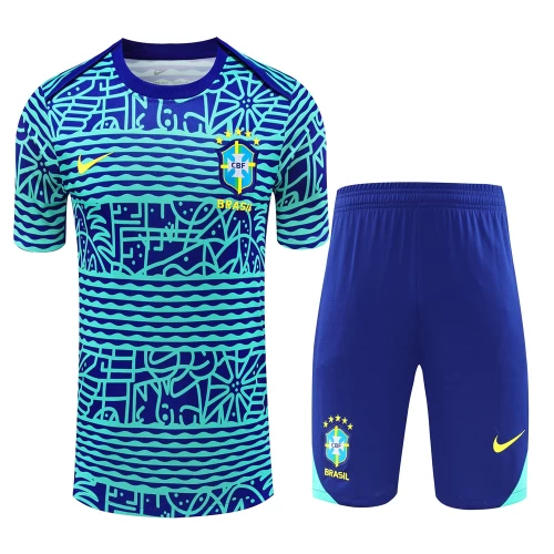 Brazil National Football Team Men Short Sleeves Football Kit 2024-25 