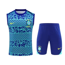 Brazil National Football Team Men Sleeveless Football Kit 2024-25