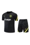 Chelsea FC Men Short Sleeves Football Kit Black 2023