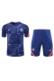 Chelsea FC Men Short Sleeves Football Kit Purple