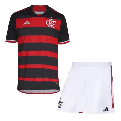 Clube De Regatas Do Flamengo Men Short Sleeves Home Football Kit 2024-25