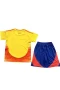 Colombia National Football Team Kid Short Sleeves Home Football Kit 2024-25