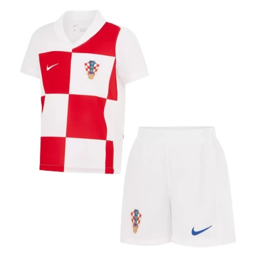 Croatia National Football Team Kid Short Sleeves Home Football Kit 2024-25