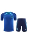 England National Football Team Men Short Sleeves Football Kit Dark Blue