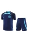 England National Football Team Men Short Sleeves Football Kit Dark Blue 2023