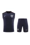 England National Football Team Men Sleeveless Football Kit Dark Blue 2024-25