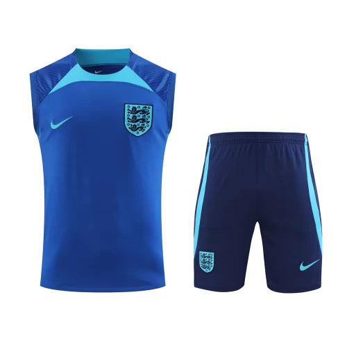 England National Football Team Men Vest Sleeveless Football Kit Dark Blue