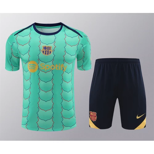 FC Barcelona Men Short Sleeves Football Training Set 2024