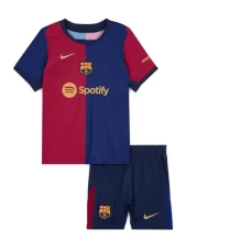 Fc Barcelona Kid Short Sleeves Home Football Kit 2024-25