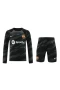 FC Barcelona Men Goalkeeper Long Sleeves Football Kit Black 2024