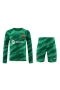 FC Barcelona Men Goalkeeper Long Sleeves Football Kit Green 2024