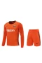 FC Barcelona Men Goalkeeper Long Sleeves Football Kit Orange