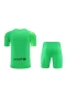 FC Barcelona Men Goalkeeper Short Sleeve Football Kit Green