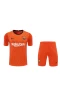 FC Barcelona Men Goalkeeper Short Sleeve Football Kit Orange