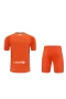 FC Barcelona Men Goalkeeper Short Sleeve Football Kit Orange