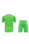 FC Barcelona Men Goalkeeper Short Sleeves Football Kit Green