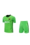 FC Barcelona Men Goalkeeper Short Sleeves Football Kit Green