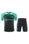 FC Barcelona Men Short Sleeve Football Training Kit Black 2024