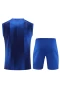 FC Barcelona Men Singlet Sleeveless Football Kit Blue