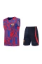 FC Barcelona Men Vest Sleeveless Football Suit Camouflage 2023