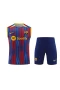 FC Barcelona Men Vest Sleeveless Football Training Kit 2023