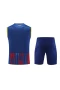 FC Barcelona Men Vest Sleeveless Football Training Kit 2023