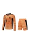 FC Bayern Munchen Men Goalkeeper Long Sleeves Football Kit Orange