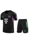 FC Bayern Munchen Men Short Sleeves Football Kit Black