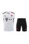 FC Bayern Munchen Men Singlet Sleeveless Football Training Kit 2023