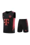 FC Bayern Munchen Men Vest Sleeveless Football Kit Black