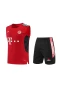 FC Bayern Munchen Men Vest Sleeveless Football Training Kit 2023