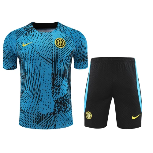 Football Club Internazionale Milano Men Short Sleeves Football Kit 2024