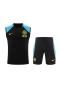 Football Club Internazionale Milano Men Singlet Sleeveless Football Kit Black 2024