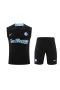 Football Club Internazionale Milano Men Vest Sleeveless Football Kit Black 2024