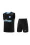 Football Club Internazionale Milano Men Vest Sleeveless Football Kit Black 2024