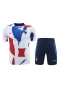 France National Football Team Men Short Sleeves Football Kit