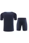 France National Football Team Men Short Sleeves Football Kit Dark Blue 2024-25