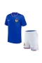 France National Football Team Men Short Sleeves Home Football Kit 2024-25