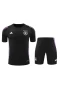 Germany National Football Team Men Short Sleeves Football Kit Black 2024-25