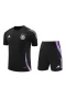 Germany National Football Team Men Short Sleeves Football Kit Black 2024-25