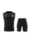 Germany National Football Team Men Sleeveless Football Kit Black 2024-25