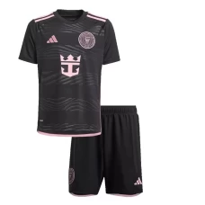 Inter Miami Cf Kid Short Sleeves Away Football Kit Black 2024-25