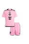 Inter Miami Cf Kid Short Sleeves Home Football Kit 2024-25