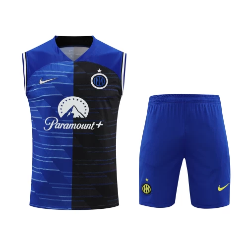 Inter Milan Men Vest Sleeveless Football Kit 2024-25