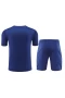 Italy National Football Team Men Short Sleeves Football Kit Blue 2024-25