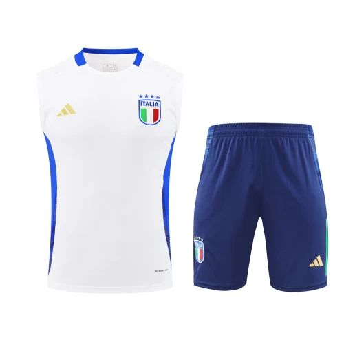 Italy National Football Team Men Sleeveless Football Kit 2024-25