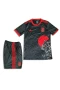 Japan National Football Team Men Short Sleeves Football Kit Black 2024-25